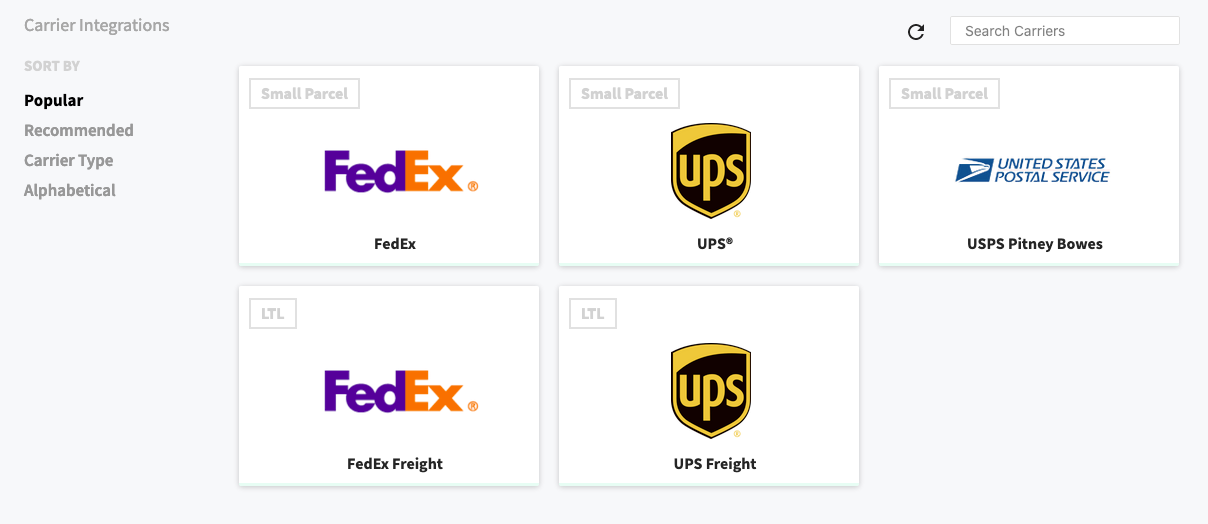 How to add your USPS Pitney Bowes Carrier Account